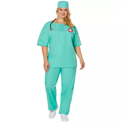 Adult ER Surgeon Plus Size Costume - US 6412