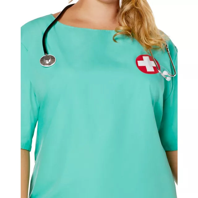 Adult ER Surgeon Plus Size Costume - US 6412