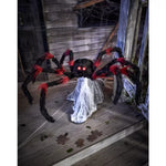 21 Inch LED Red and Black Jumping Spider Animatronic - US 2777