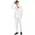 Adult White '20s Mobster Suit - US 1978