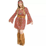Adult Free Spirit Hippie Plus Size Costume - US 1185