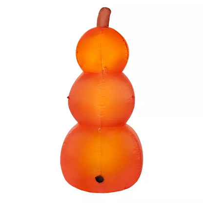 4 Ft Light-Up Pumpkin Stack Inflatable Decoration - US 7121