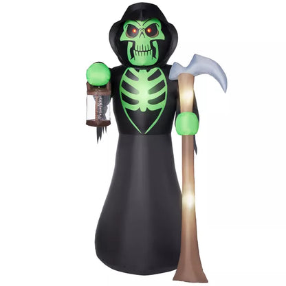 8 Ft Grim Reaper Light-Up Inflatable Decoration - US 8220