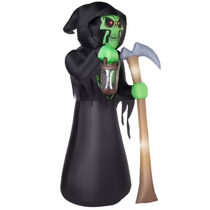8 Ft Grim Reaper Light-Up Inflatable Decoration - US 8220