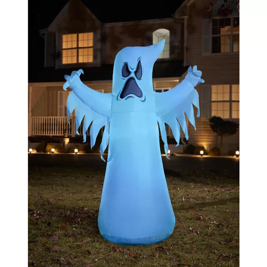 8 Ft Light-Up Ghost Inflatable Decoration - US 0957