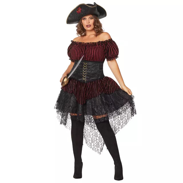 Adult Lady of the Seas Plus Size Costume - US 1840