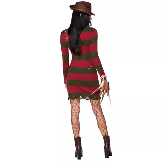 Adult Freddy Krueger Sweater Dress - A Nightmare on Elm Street - US 4947