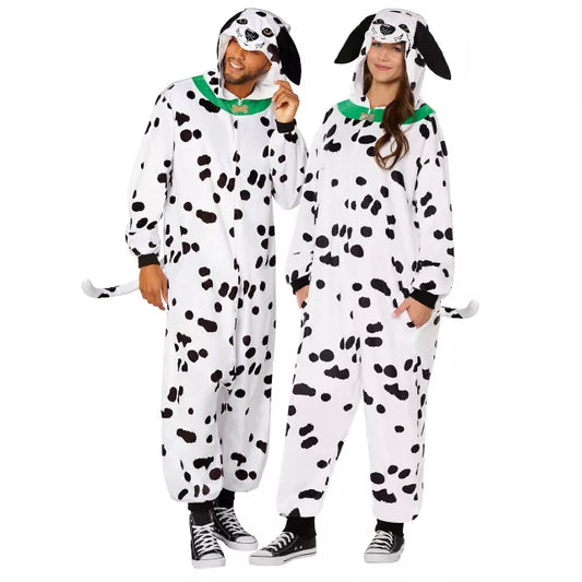 Adult Dalmatian Jumpsuit Costume - US 5423
