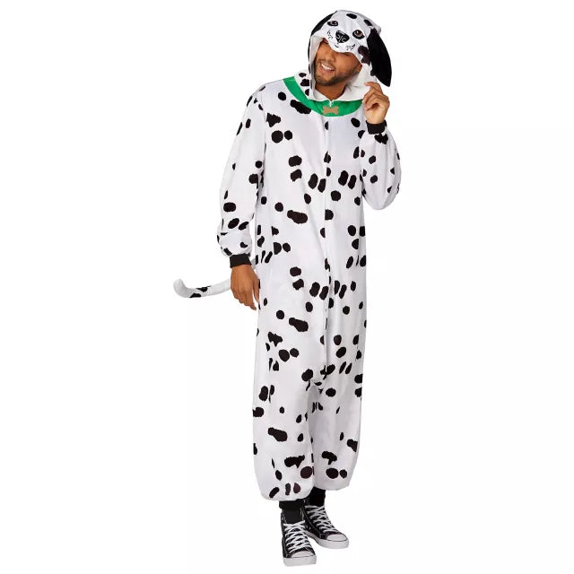 Adult Dalmatian Jumpsuit Costume - US 5423