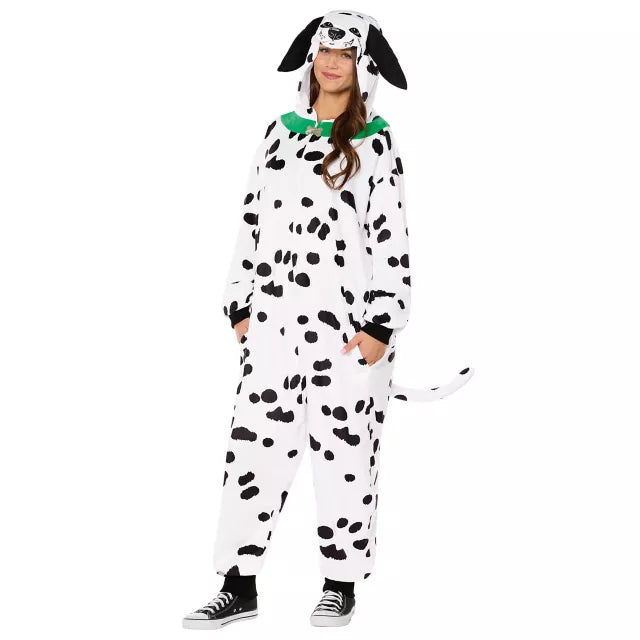Adult Dalmatian Jumpsuit Costume - US 5423