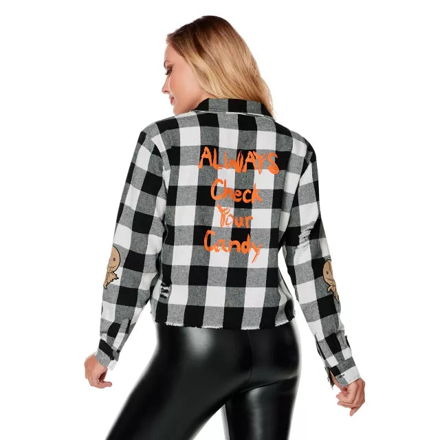 Adult Flannel Shirt - Trick 'r Treat - US 0191
