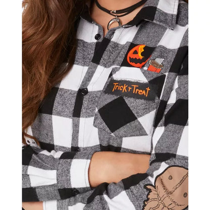 Adult Flannel Shirt - Trick 'r Treat - US 0191