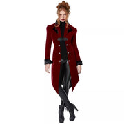 Adult Burgundy Vampire Jacket - US 6426