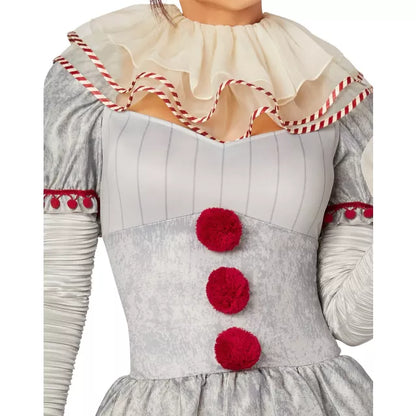 Adult Pennywise Clown Dress Costume - It: Chapter Two - US 5313