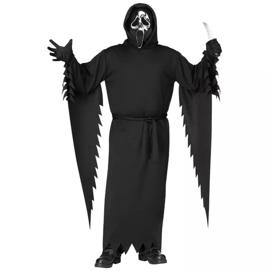 Adult Chrome Ghost Face Costume - US 7616