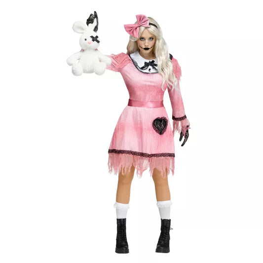 Adult Deadly Doll Costume - US 8482