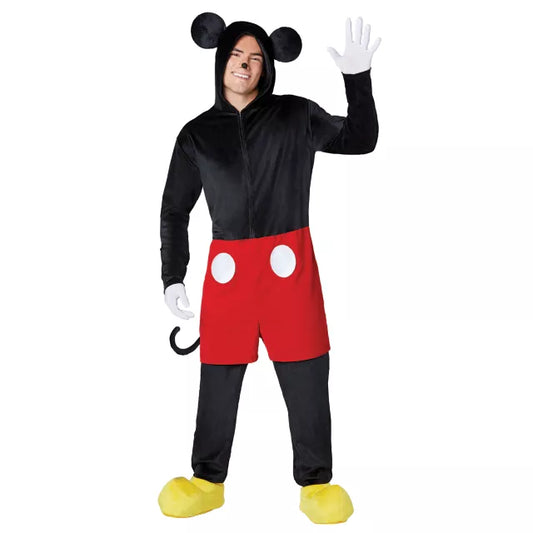 Adult Mickey Mouse Jumpsuit Costume - Mickey and Friends - US 7203