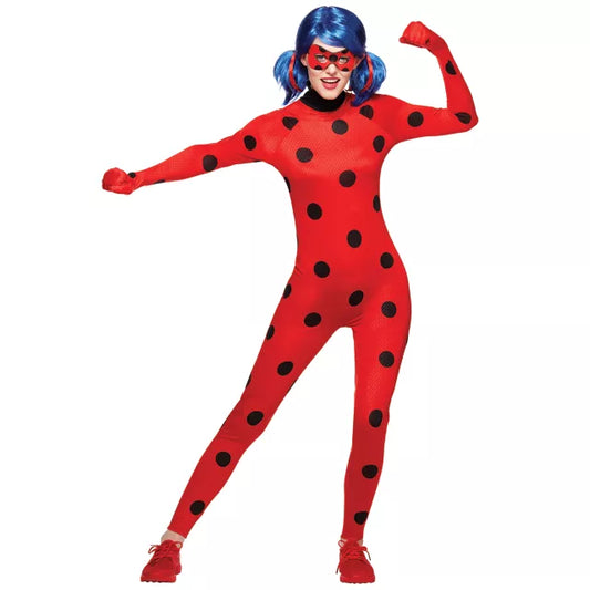 Adult Miraculous Ladybug Catsuit Costume - US 4592