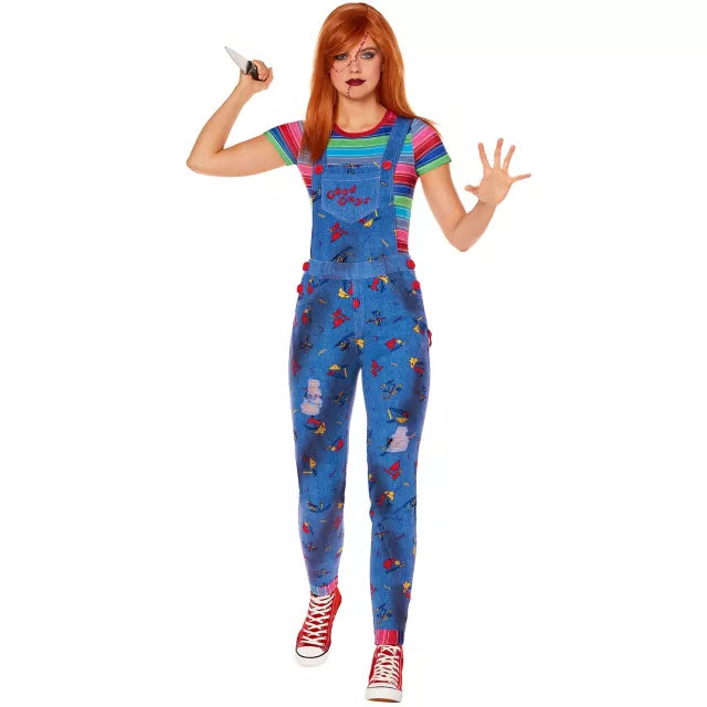 Adult Chucky Overalls Costume - US 7997