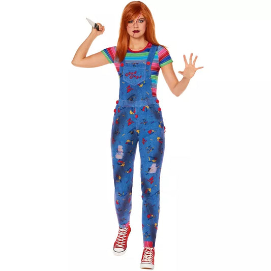 Adult Chucky Overalls Costume - US 7997
