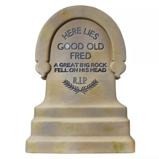24 Inch The Haunted Mansion Fred Tombstone Blow Mold - Disney - US 6200