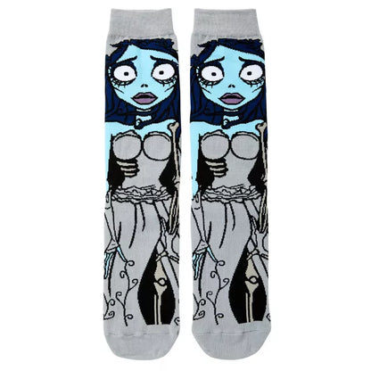 360 Corpse Bride Crew Socks - US 3151
