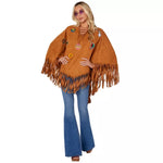 Adult Free Spirit Poncho Hippie Costume - US 3368