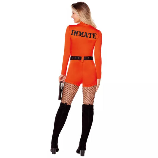Adult Convict Romper Costume - US 2740