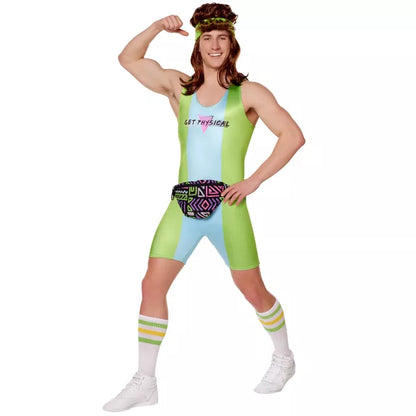 Adult '80s Aerobics Workout Costume - US 9864