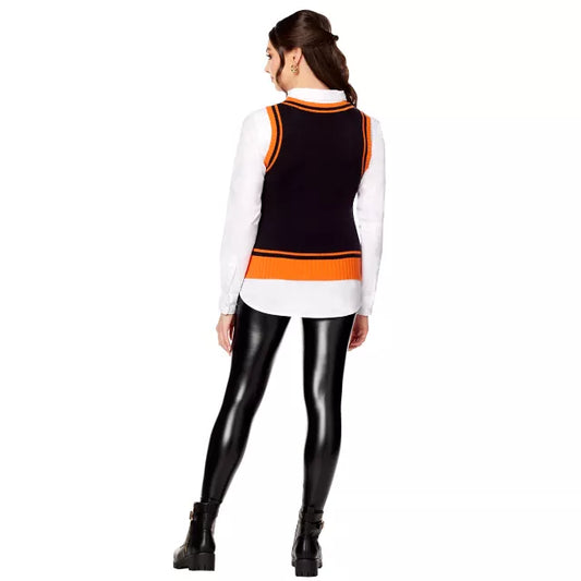 Adult Jack-O'-Lantern Sweater Vest - US 2178