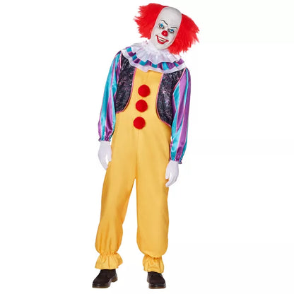 Adult Classic Pennywise Clown Plus Size Costume - It - US 4105