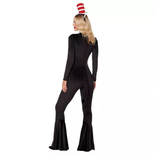 Adult Cat in the Hat Bell Bottom Costume - Dr. Seuss - US 7970