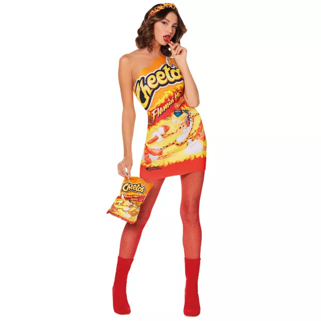 Adult Flamin' Hot Cheetos Dress Costume - US 8424