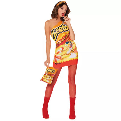 Adult Flamin' Hot Cheetos Dress Costume - US 8424