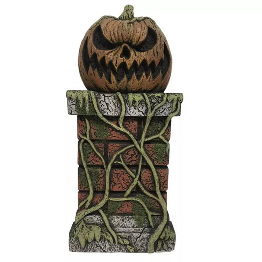 21 Inch Haunted Pumpkin Pillar - US 7741