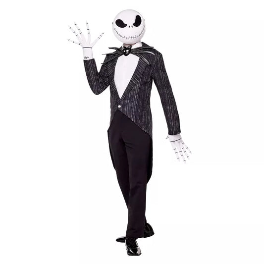 Adult Jack Skellington Suit Costume - The Nightmare Before Christmas - US 3814