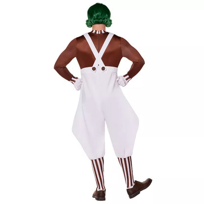 Adult Oompa Loompa Costume - Willy Wonka and the Chocolate Factory - US 4344