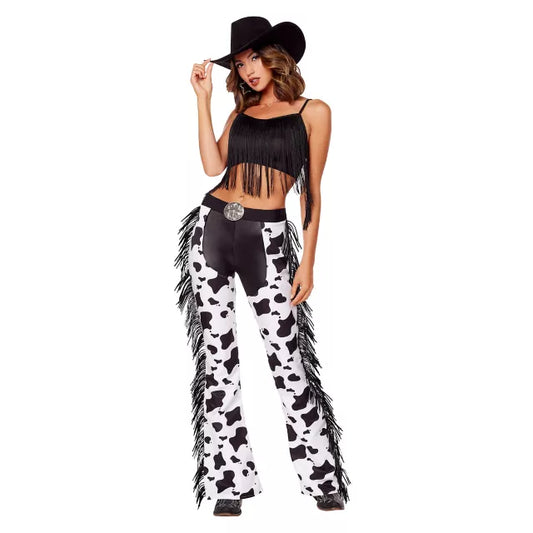 Adult Cow Print Chaps - US 4347