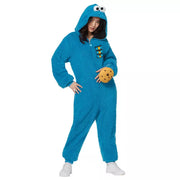 Adult Cookie Monster Jumpsuit Costume - Sesame Street - US 4137