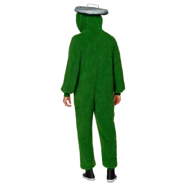 Adult Oscar the Grouch Jumpsuit Costume - Sesame Street - US 3675
