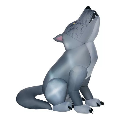 3 Ft Wolf Light-Up Inflatable - Decorations - US 0914