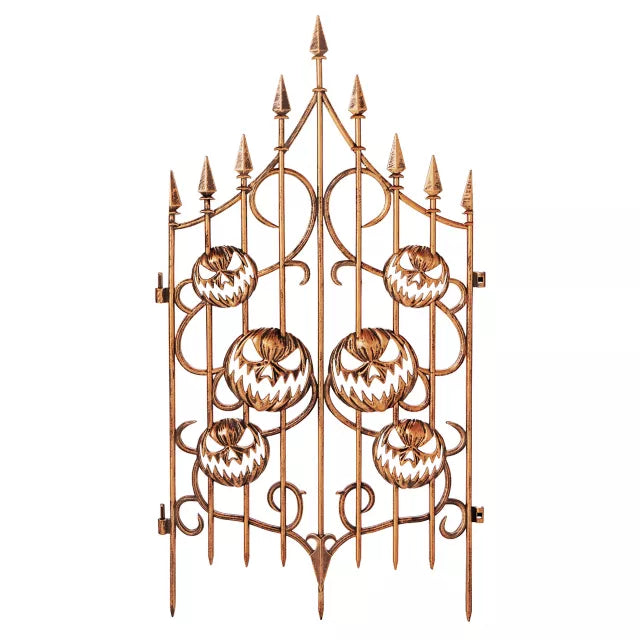 3 Ft Pumpkin Swirl Fence - US 5902