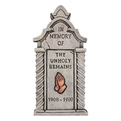 21 Inch Unholy Remains Tombstone - US 6180