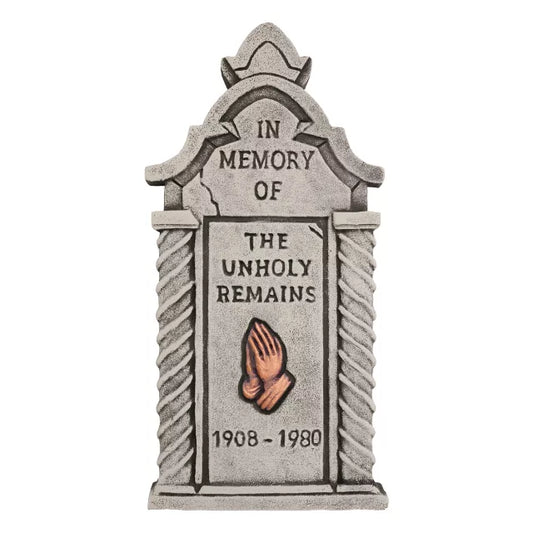 21 Inch Unholy Remains Tombstone - US 6180