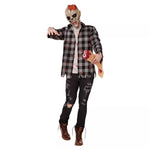 Adult Light-Up Undead Zombie Costume - US 6537