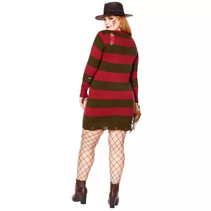Adult Freddy Krueger Sweater Dress - A Nightmare on Elm Street - US 2438