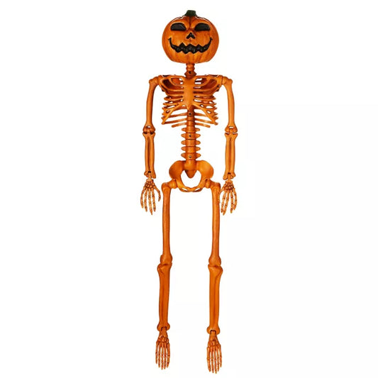 3 Ft Rotten Pumpkin Skeleton Hanging Prop - US 2509