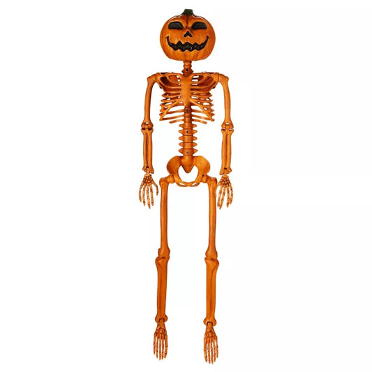 3 Ft Rotten Pumpkin Skeleton Hanging Prop - US 2509