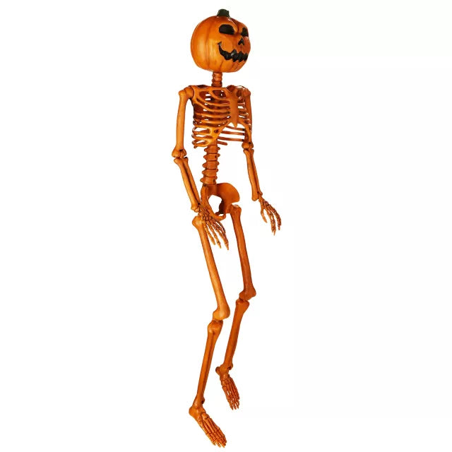 3 Ft Rotten Pumpkin Skeleton Hanging Prop - US 2509