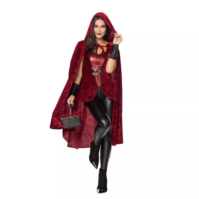 Adult Mysterious Red Riding Hood Costume - US 5471
